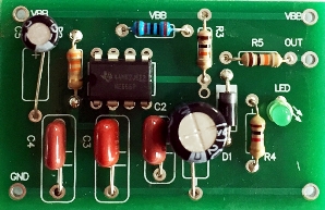 Timer with LED Assembled PCB