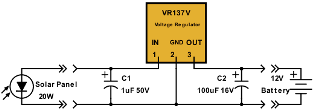 Solar Charger Regulator Circuit Diagram