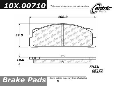 Braker Pad Rear