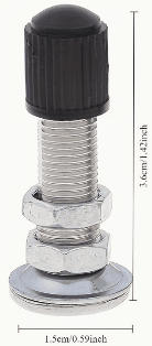 Tire Valve Stem - Zinc Metal
