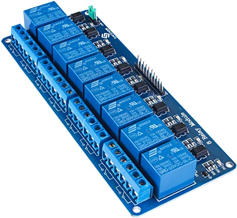 8 Relay Module with LED Assembled PCB