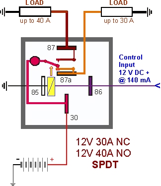 Relay Switch Circuit Diagram