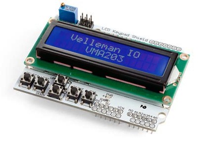 16x2 LCD with 5 KeyPad Module