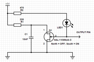 Hall Effect Switch Circuit Diagram