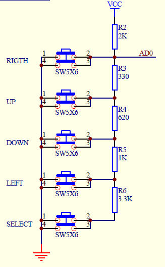 VMA203 KeyPad Schema